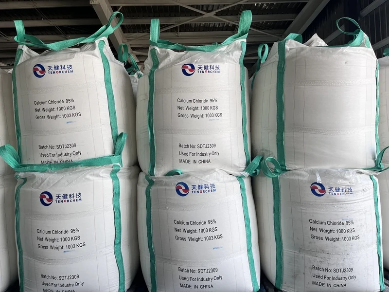 TENORCHEM calcium chloride in 1,000 kg big bags