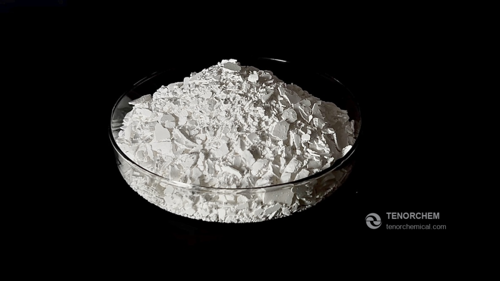 TENORCHEM calcium chloride dihydrate flake sample